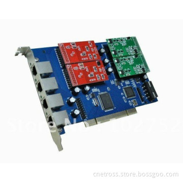Tdm400p Tdm410p 4 Ports FXO/FXS Asterisk PCI Card